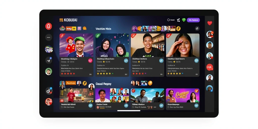 Tampilan antarmuka yang modern dan user-friendly.