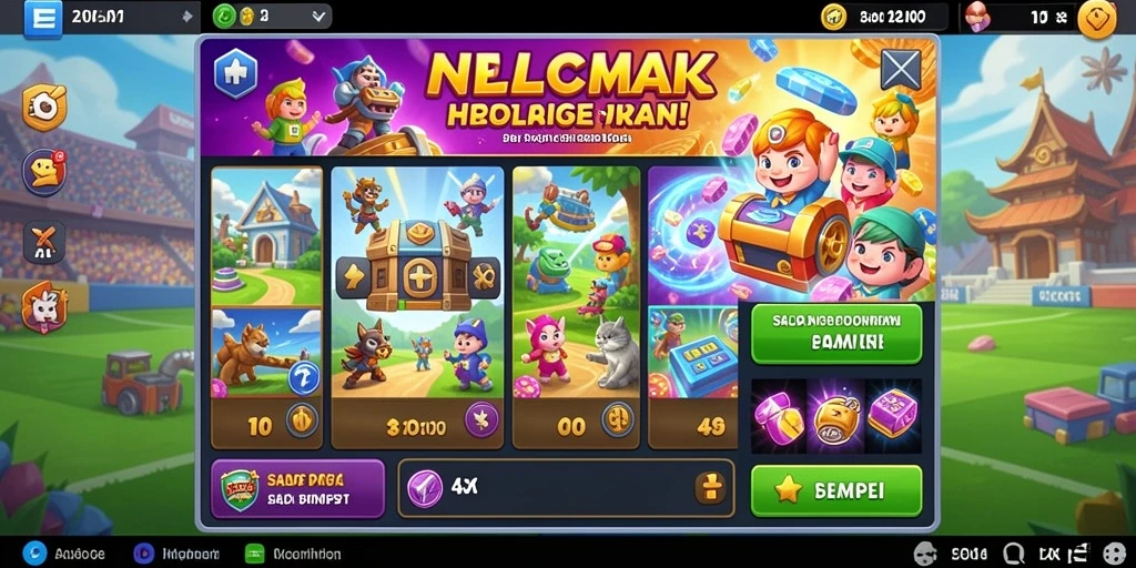 Tampilan gameplay yang memukau dan interaktif.