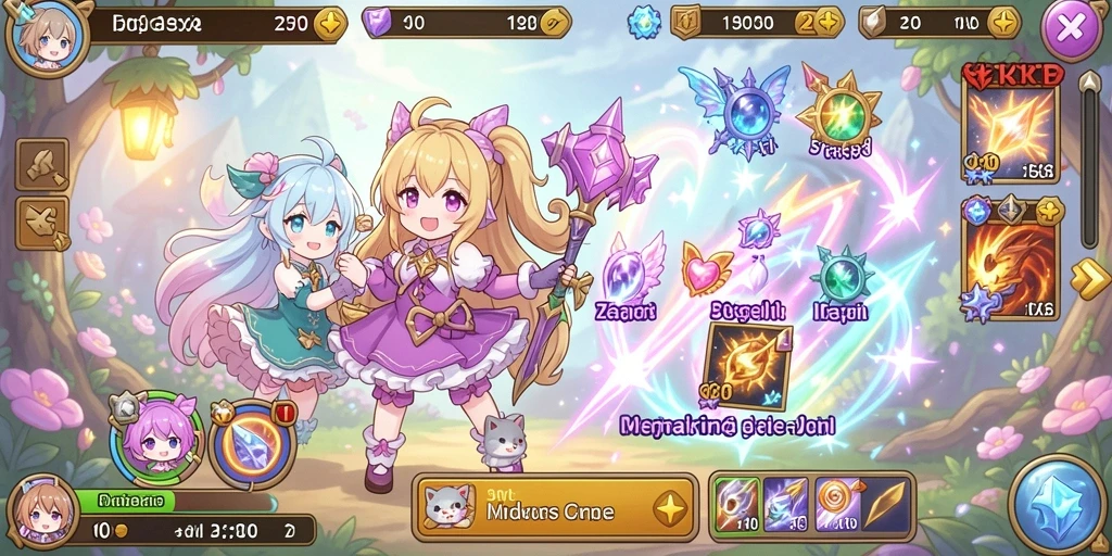 Screenshot menampilkan karakter utama dalam aksi.