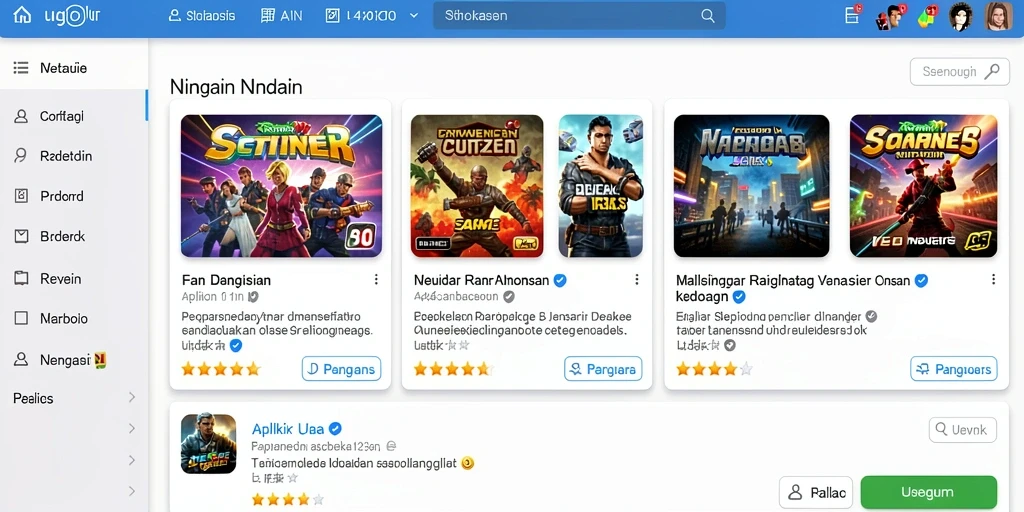 Tampilan antarmuka yang sederhana dan menarik.