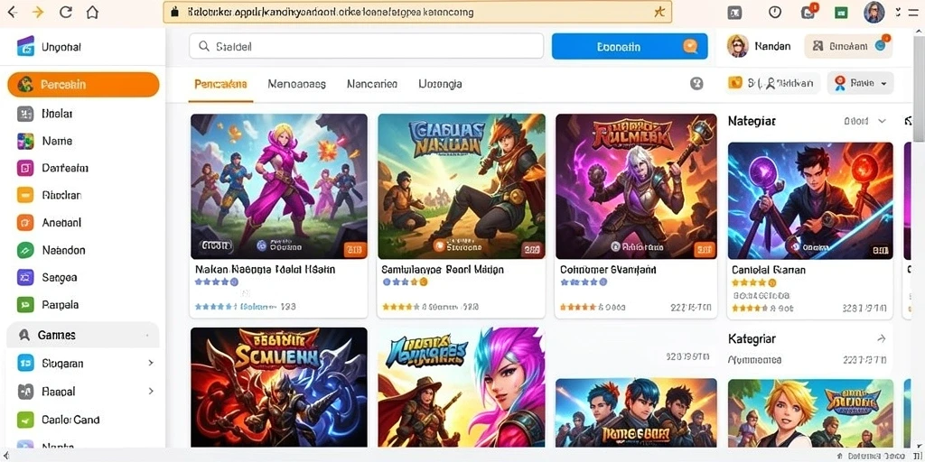 Tampilan antarmuka yang menarik dan mudah dinavigasi.