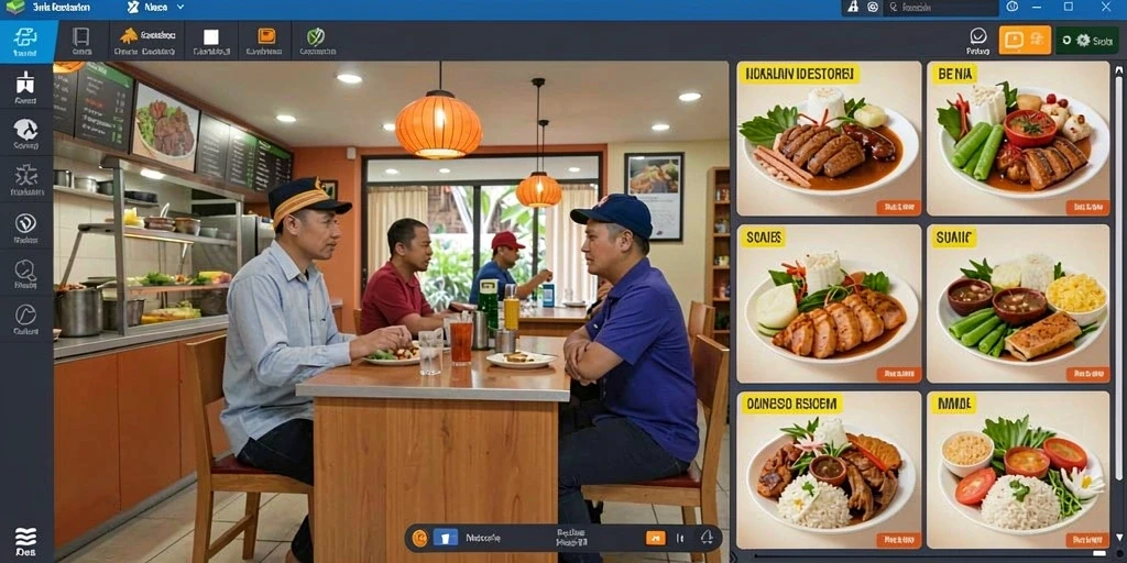Tampilan antarmuka yang sederhana dan mudah dipahami.