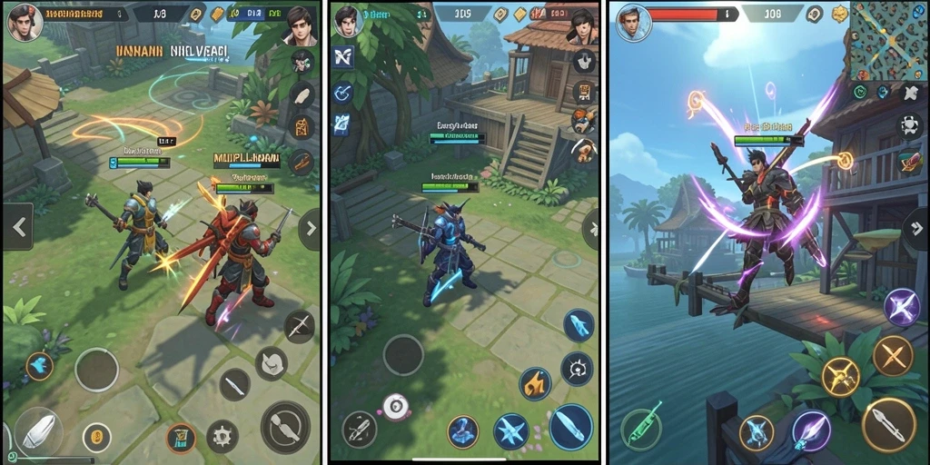 Screenshot menunjukkan tampilan antarmuka permainan yang menarik.
