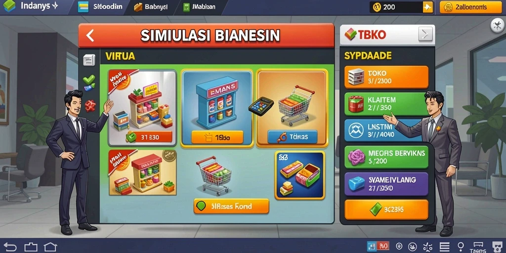 Screenshot pertama menampilkan karakter utama dalam aksi yang seru.