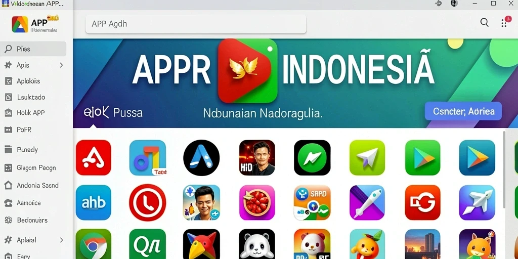 Tampilan interaktif yang menarik perhatian pengguna.