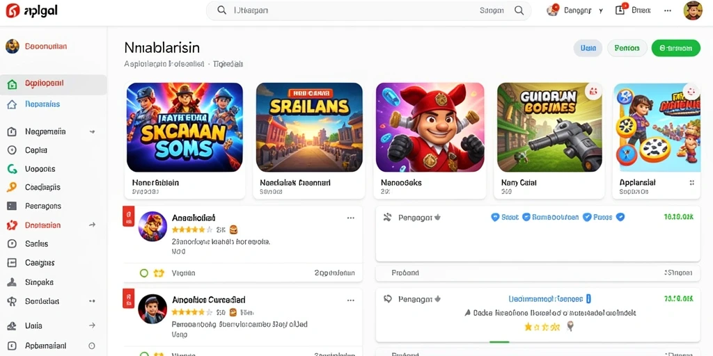 Tampilan antarmuka yang sederhana dan menarik.