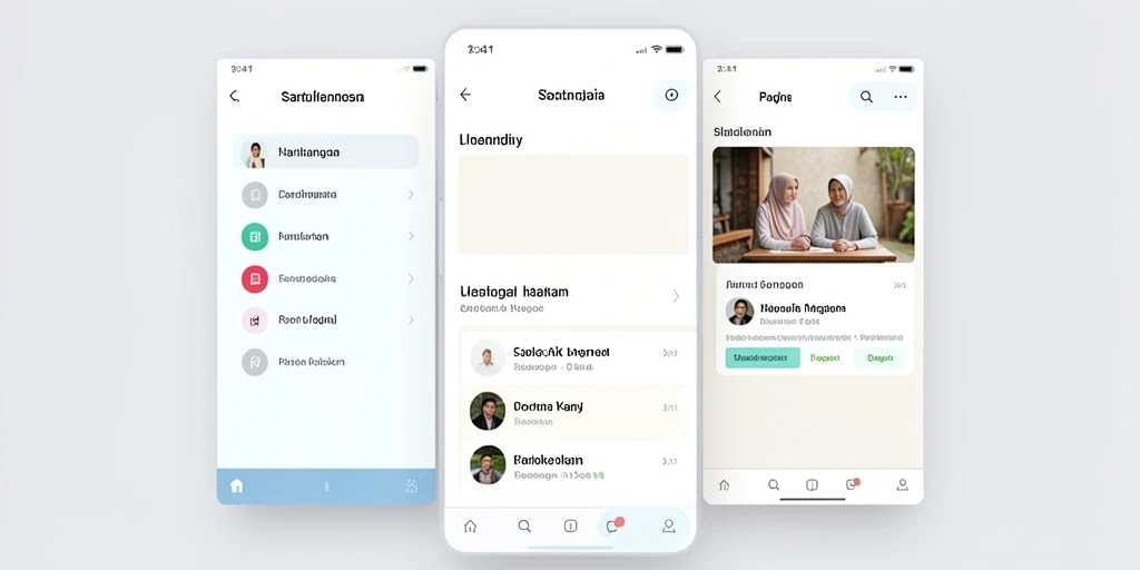 Tampilan antarmuka UANG yang user-friendly dan menarik.